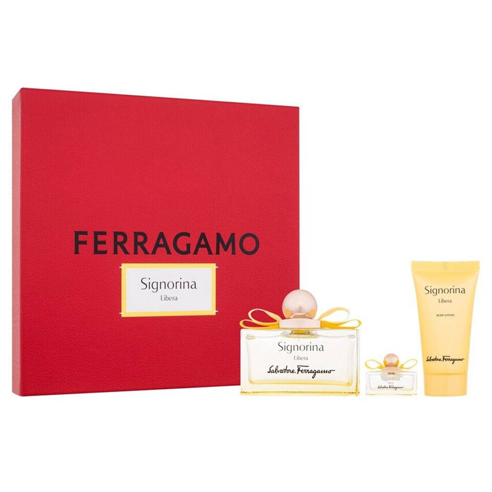 Salvatore Ferragamo Signorina Libera For Women Eau de Parfum 100ml + Body Lotion 50ml