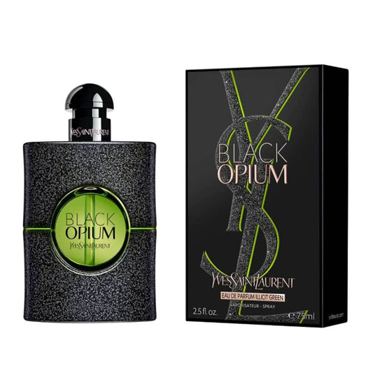 Yves Saint Laurent Black Opium For Women Eau De Parfum Illicit Green 75ml