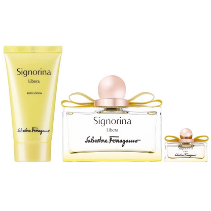 Salvatore Ferragamo Signorina Libera For Women Eau de Parfum 100ml + Body Lotion 50ml