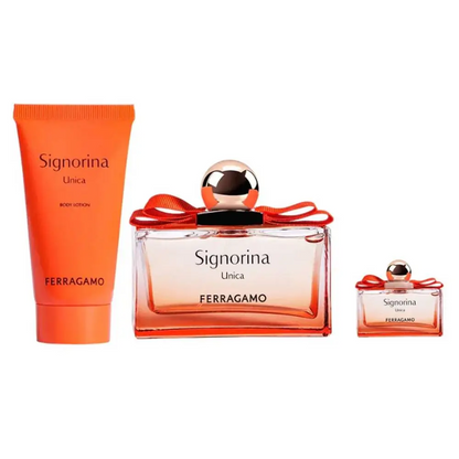Salvatore Ferragamo Signorina Unica For Women Eau de Parfum 100ml + 5ml + Body Lotion 50ml