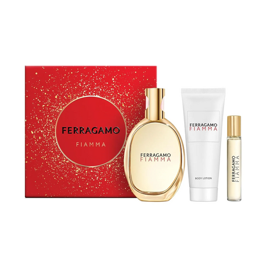Salvatore Ferragamo Fiamma For Women Eau De Parfum 100ml + 15ml Body Lotion 100ml