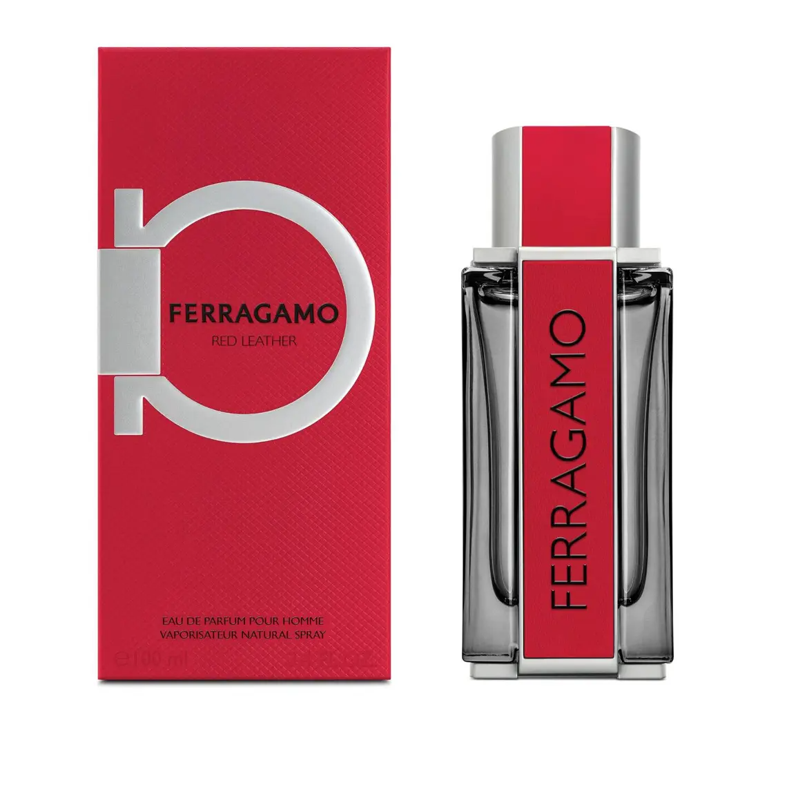 Salvatore Ferragamo Red Leather For Men Eau De Parfum 100ml