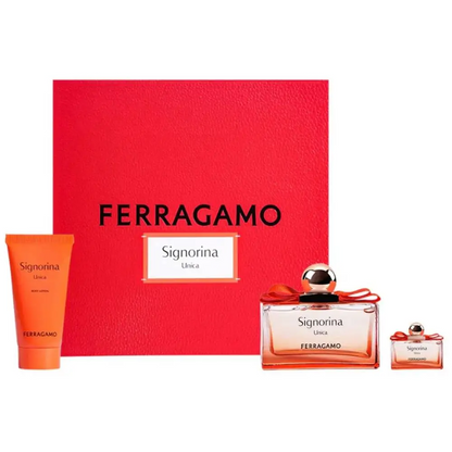 Salvatore Ferragamo Signorina Unica For Women Eau de Parfum 100ml + 5ml + Body Lotion 50ml