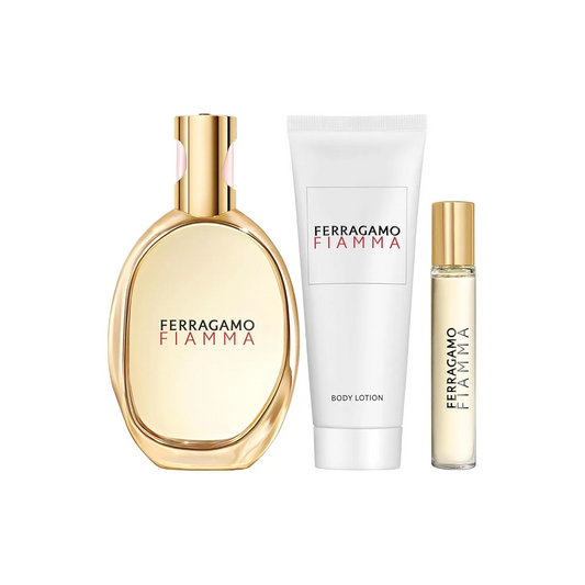 Salvatore Ferragamo Fiamma For Women Eau De Parfum 100ml + 15ml Body Lotion 100ml
